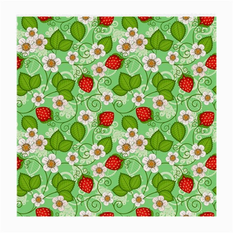 Strawberries Pattern Seamless Medium Glasses Cloth from ArtsNow.com Front