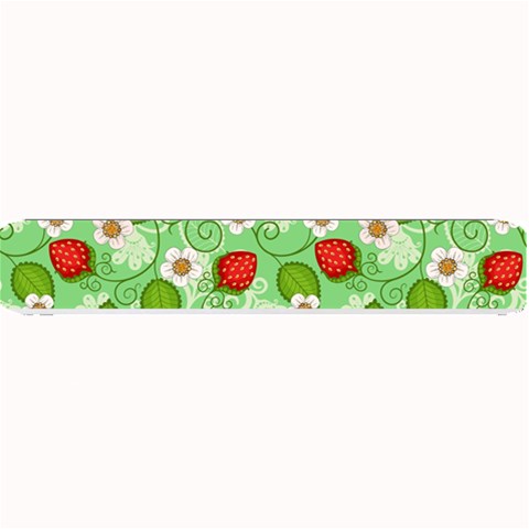 Strawberries Pattern Seamless Small Bar Mat from ArtsNow.com 24 x4  Bar Mat