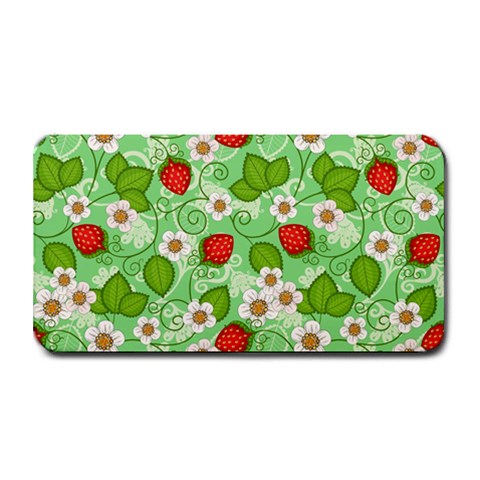 Strawberries Pattern Seamless Medium Bar Mat from ArtsNow.com 16 x8.5  Bar Mat