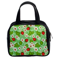 Strawberries Pattern Seamless Classic Handbag (Two Sides) from ArtsNow.com Front