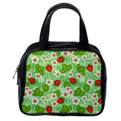 Strawberries Pattern Seamless Classic Handbag (Two Sides) from ArtsNow.com Back