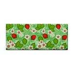 Strawberries Pattern Seamless Hand Towel