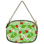 Strawberries Pattern Seamless Chain Purse (One Side)