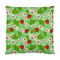 Strawberries Pattern Seamless Standard Cushion Case (Two Sides) from ArtsNow.com Back