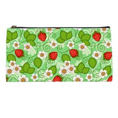 Strawberries Pattern Seamless Pencil Cases from ArtsNow.com Front