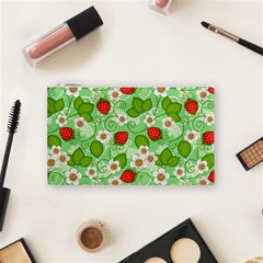 Strawberries Pattern Seamless Cosmetic Bag (Small) from ArtsNow.com Front