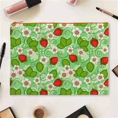 Strawberries Pattern Seamless Cosmetic Bag (XL) from ArtsNow.com Front