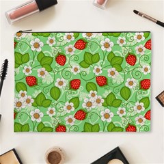 Strawberries Pattern Seamless Cosmetic Bag (XL) from ArtsNow.com Front