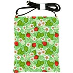 Strawberries Pattern Seamless Shoulder Sling Bag