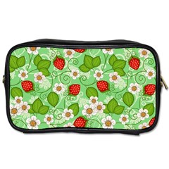 Strawberries Pattern Seamless Toiletries Bag (Two Sides) from ArtsNow.com Front