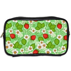 Strawberries Pattern Seamless Toiletries Bag (Two Sides) from ArtsNow.com Back