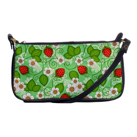 Strawberries Pattern Seamless Shoulder Clutch Bag from ArtsNow.com Front