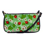 Strawberries Pattern Seamless Shoulder Clutch Bag