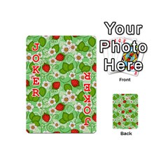 Strawberries Pattern Seamless Playing Cards 54 Designs (Mini) from ArtsNow.com Front - Joker2