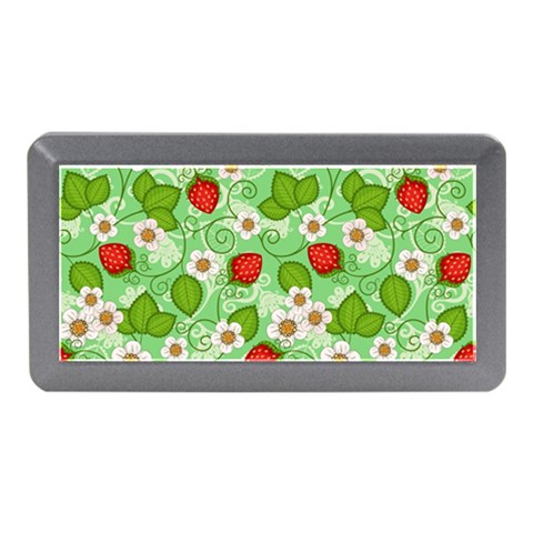 Strawberries Pattern Seamless Memory Card Reader (Mini) from ArtsNow.com Front