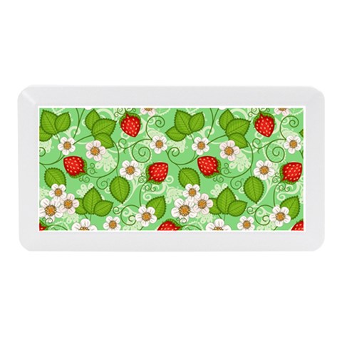 Strawberries Pattern Seamless Memory Card Reader (Mini) from ArtsNow.com Front