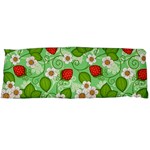 Strawberries Pattern Seamless One Side Body Pillow Cases