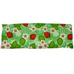 Strawberries Pattern Seamless 21 x60  Body Pillow Case Dakimakura (Two Sides)