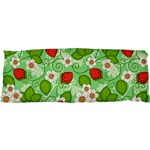 Strawberries Pattern Seamless 25 x67  Body Pillow Case Dakimakura (Two Sides)