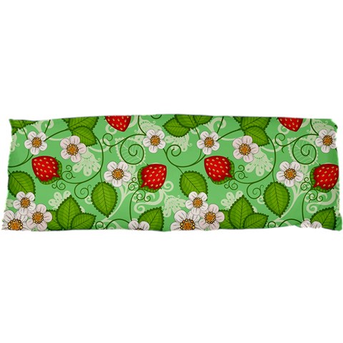 Strawberries Pattern Seamless 25 x71  Body Pillow Case Dakimakura (Two Sides) from ArtsNow.com Front