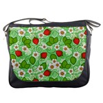 Strawberries Pattern Seamless Messenger Bag