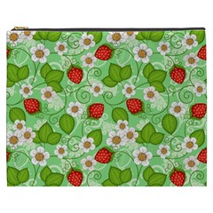 Strawberries Pattern Seamless Cosmetic Bag (XXXL) from ArtsNow.com Front