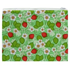 Strawberries Pattern Seamless Cosmetic Bag (XXXL) from ArtsNow.com Back