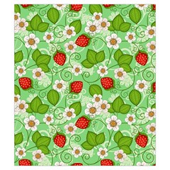 Strawberries Pattern Seamless Drawstring Pouch (Small) from ArtsNow.com Front