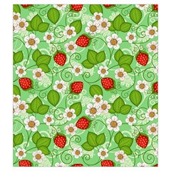 Strawberries Pattern Seamless Drawstring Pouch (Medium) from ArtsNow.com Front