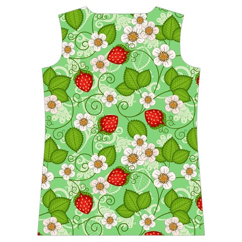 Strawberries Pattern Seamless Women s Basketball Tank Top from ArtsNow.com Back