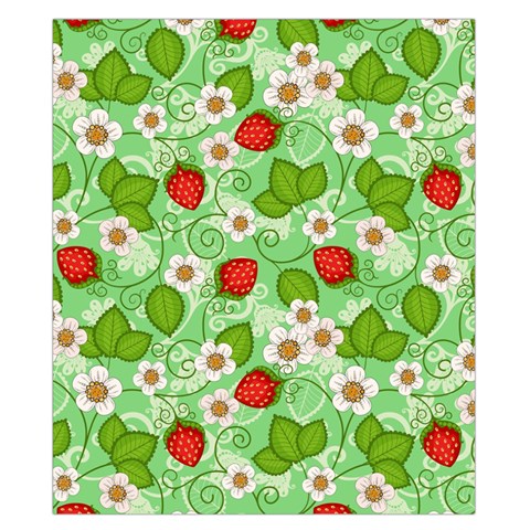 Strawberries Pattern Seamless Duvet Cover Double Side (California King Size) from ArtsNow.com Front