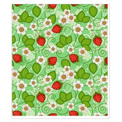 Strawberries Pattern Seamless Duvet Cover Double Side (California King Size) from ArtsNow.com Front