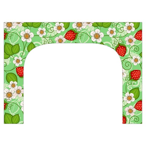 Strawberries Pattern Seamless Toiletries Pouch from ArtsNow.com Front