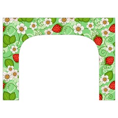 Strawberries Pattern Seamless Toiletries Pouch from ArtsNow.com Front