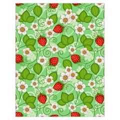 Strawberries Pattern Seamless Toiletries Pouch from ArtsNow.com Back