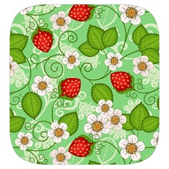 Strawberries Pattern Seamless Toiletries Pouch from ArtsNow.com Side Right