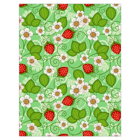 Strawberries Pattern Seamless Drawstring Bag (Large) from ArtsNow.com Front