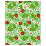 Strawberries Pattern Seamless Drawstring Bag (Small)