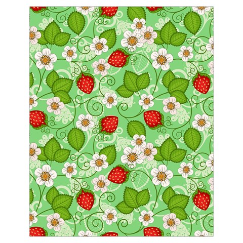 Strawberries Pattern Seamless Drawstring Pouch (XL) from ArtsNow.com Front