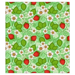 Strawberries Pattern Seamless Drawstring Pouch (2XL) from ArtsNow.com Front