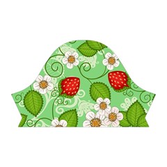 Strawberries Pattern Seamless Short Sleeve V Left Sleeve