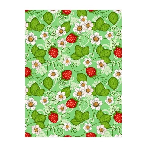 Strawberries Pattern Seamless Medium Tapestry from ArtsNow.com Front