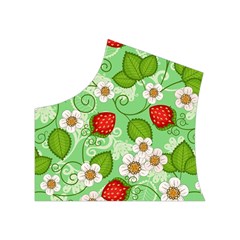 Strawberries Pattern Seamless Women s Button Up Vest from ArtsNow.com Top Left