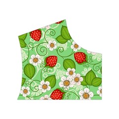 Strawberries Pattern Seamless Women s Button Up Vest from ArtsNow.com Top Right