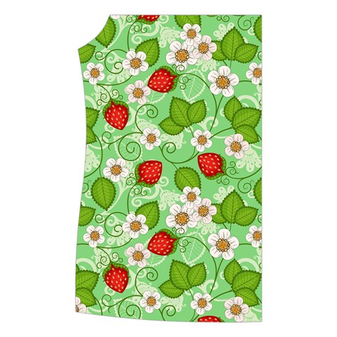 Strawberries Pattern Seamless Women s Button Up Vest from ArtsNow.com Front Right