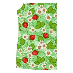 Strawberries Pattern Seamless Women s Button Up Vest from ArtsNow.com Front Right