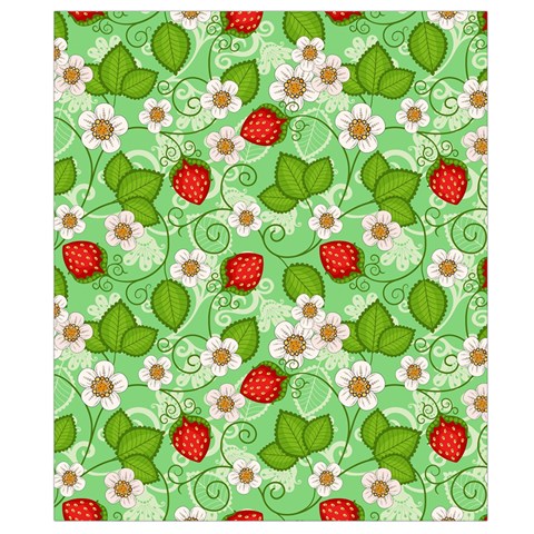 Strawberries Pattern Seamless Waist Pouch (Small) from ArtsNow.com Back Strap