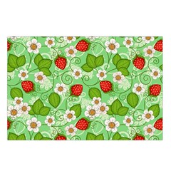 Strawberries Pattern Seamless Waist Pouch (Small) from ArtsNow.com Loop