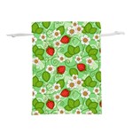 Strawberries Pattern Seamless Lightweight Drawstring Pouch (S)