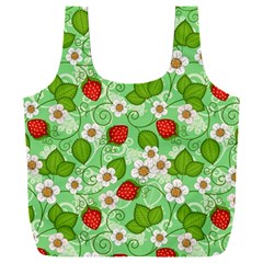 Strawberries Pattern Seamless Full Print Recycle Bag (XXL) from ArtsNow.com Front